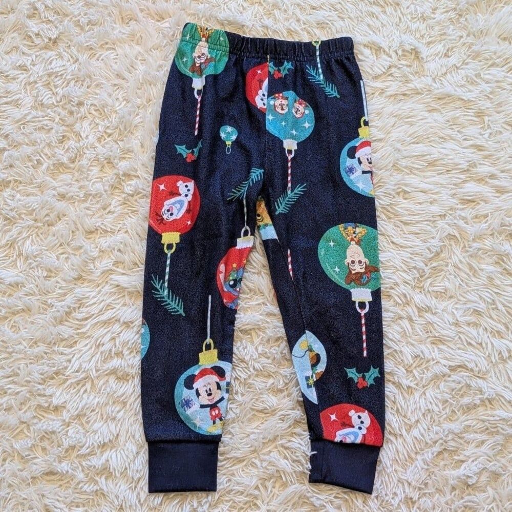 Disney Boys Size 3T 100th Anniversary Holiday Matching Long Sleeve Pajama Set - Picture 5 of 6
